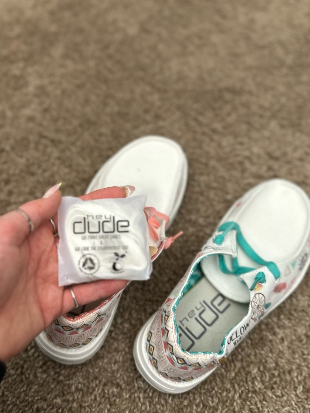 New Hey Dude Wendy Doodle Star Shoes - Picture 7 of 7